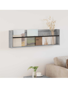 Scaffale per riviste Grigio Sonoma 100 x 12 x 30 cm