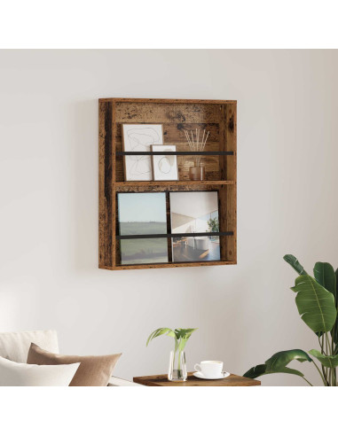 Scaffale per riviste Legno vecchio 60 x 12 x 70 cm