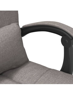 Sedia da Ufficio Massaggio Reclinabile Tortora in Tessuto