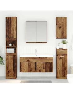 Armadio sottolavello con porta Legno vecchio Legno multistrato