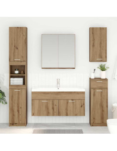 Armadio sottolavello Rovere artigianale Legno multistrato