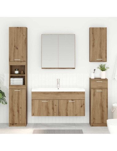 Armadio sottolavello Rovere artigianale Legno multistrato