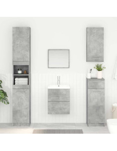 Armadio sottolavello Grigio cemento 38,5 x 41 x 48 cm