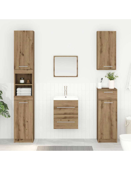 Armadio sottolavello Rovere artigianale 38,5 x 41 x 48 cm