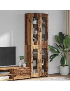 Credenza Legno vecchio 60 x 35 x 182 cm Legno multistrato