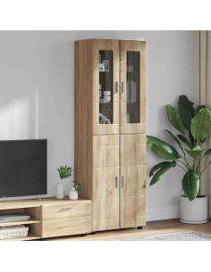 Credenza Rovere Sonoma 60 x 35 x 182 cm Legno multistrato