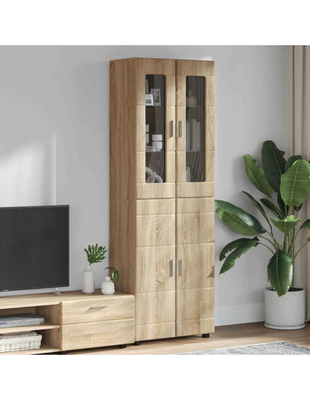 Credenza Rovere Sonoma 60 x 35 x 182 cm Legno multistrato