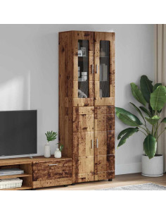 Credenza Legno vecchio 60 x 35 x 182 cm Legno multistrato