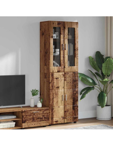 Credenza Legno vecchio 60 x 35 x 182 cm Legno multistrato