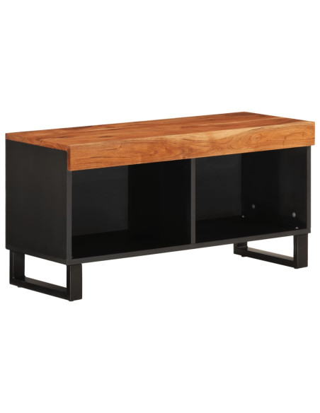 Mobile Porta TV 85x33x43,5 cm in Legno Massello di Acacia