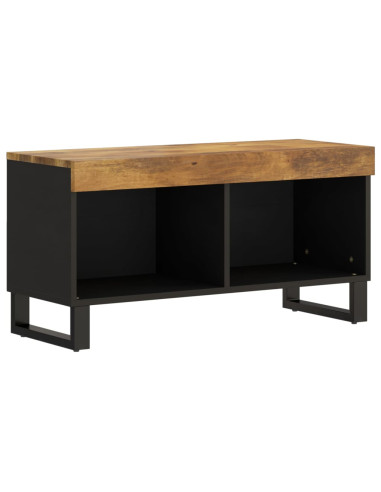 Mobile Porta TV 85x33x43,5 cm in Legno Massello di Mango