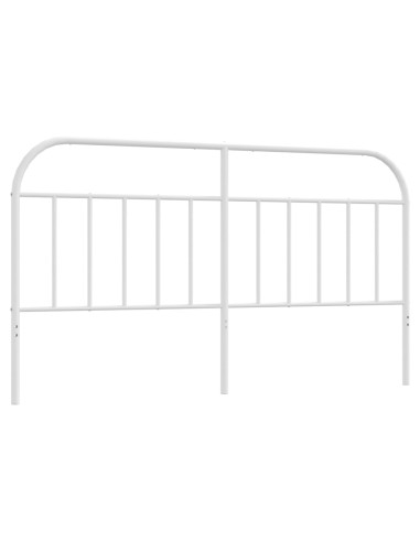 Testiera di Ricambio in Metallo Bianco 160 cm