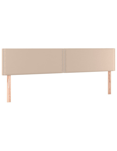 Testiere 2 pz Cappuccino 80x5x78/88 cm in Similpelle