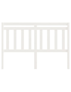 Testiera per Letto Bianca 166x4x100cm in Legno Massello di Pino 2