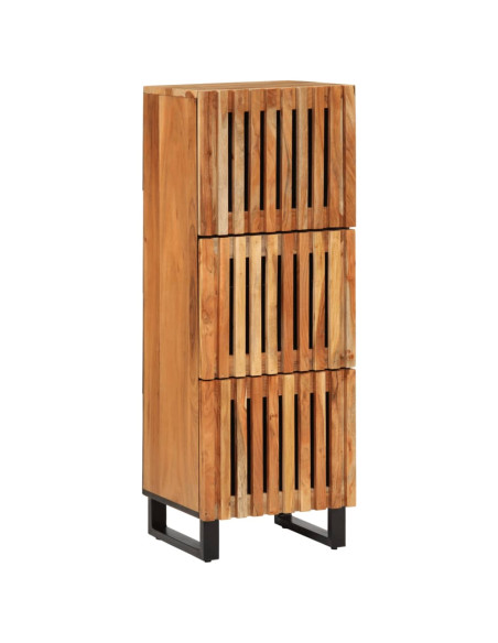 Credenza 40x34x110 cm in Legno Massello d'Acacia