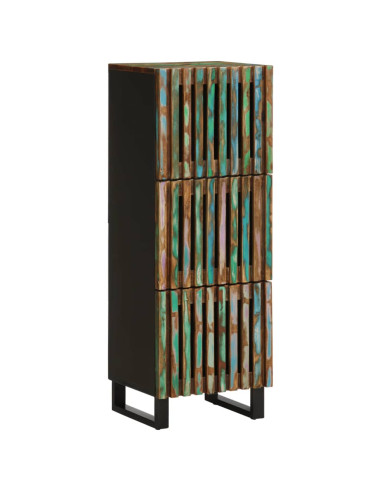 Credenza 40x34x110 cm in Legno Massello d'Acacia