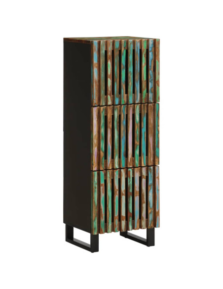 Credenza 40x34x110 cm in Legno Massello d'Acacia