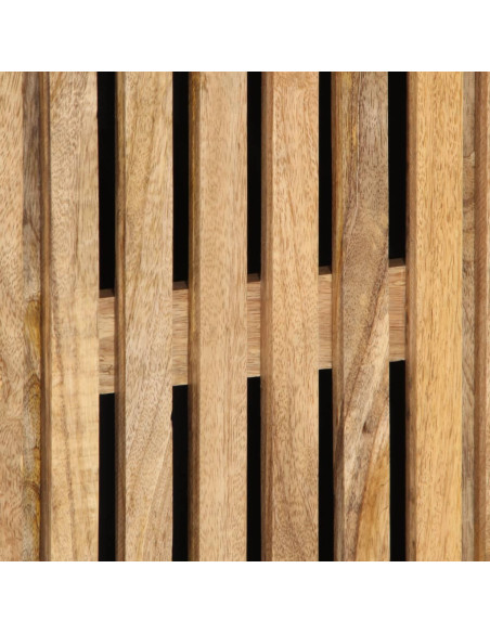 Credenza 60x34x100 cm in Legno Massello di Mango Grezzo