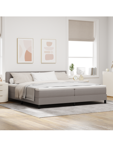 Letto a molle con materasso con led Talpa 200 x 200 cm Tessuto