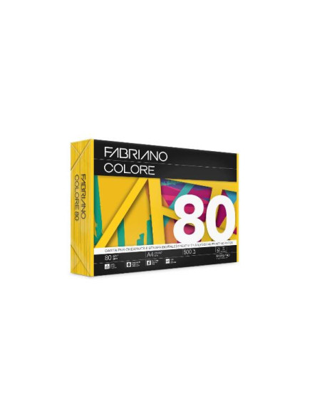 FABRIANO COLORE GIALLO A4 80G