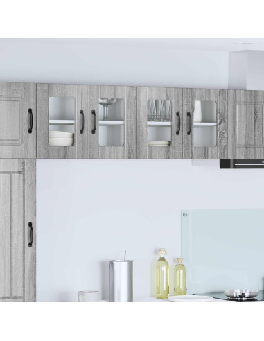 Mobile da cucina con porta 2 pcs Grigio Sonoma 60 x 31 x 40 cm