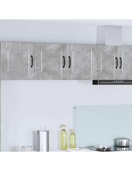 Mobile da cucina con lo scaffale Grigio cemento 80 x 31 x 40 cm