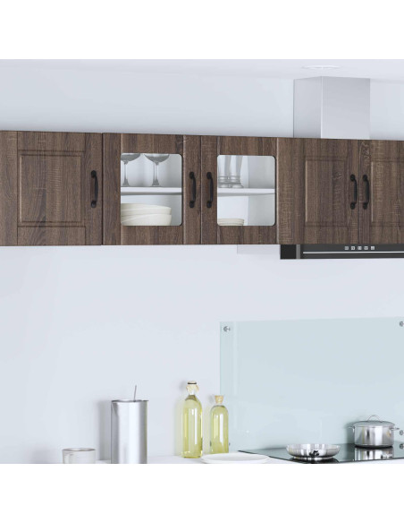 Mobile da cucina con lo scaffale Rovere Marrone 80 x 31 x 40 cm