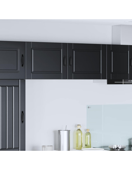 Mobile da cucina 2 pcs Nero 50 x 31 x 40 cm Legno multistrato