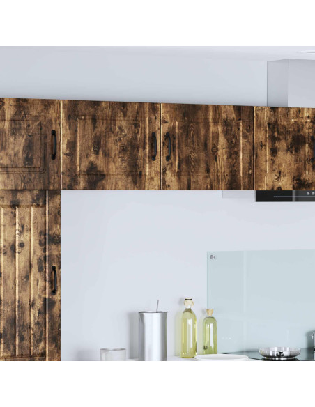 Mobile da cucina con porta 2 pcs Rovere fumé 50 x 31 x 40 cm