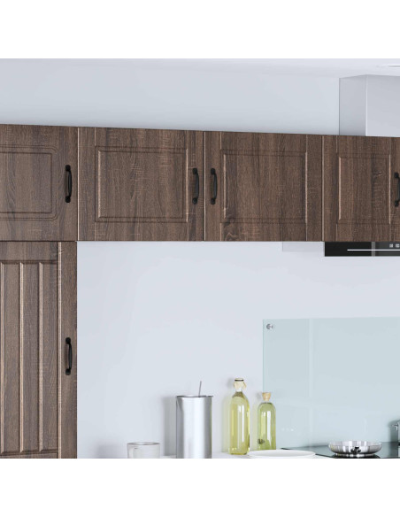 Mobile da cucina con porta 2 pcs Rovere Marrone 50 x 31 x 40 cm