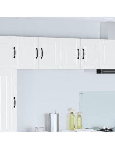 Mobile da cucina 2 pcs Bianco 60 x 31 x 40 cm Legno multistrato