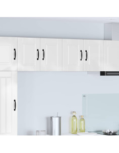 Mobile da cucina con porta 2 pcs Bianco Lucido 60 x 31 x 40 cm