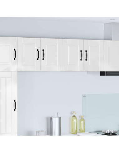 Mobile da cucina con porta 2 pcs Bianco Lucido 60 x 31 x 40 cm