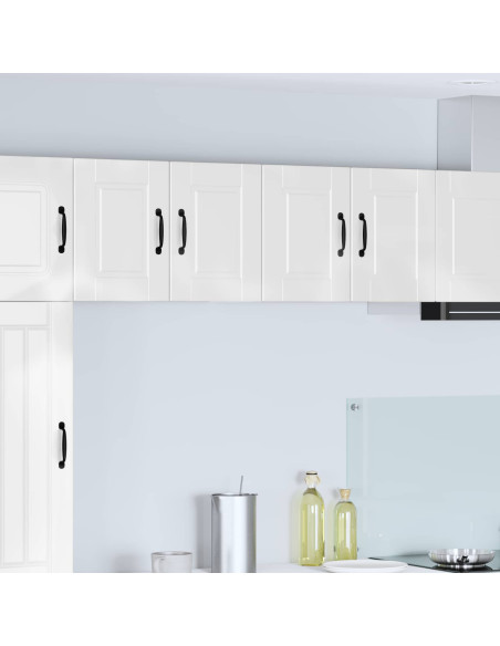 Mobile da cucina con porta 2 pcs Bianco Lucido 60 x 31 x 40 cm