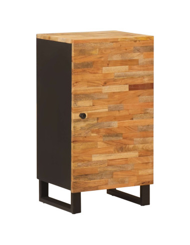 Mobile laterale Marrone 40 x 33 x 75 cm Legno di mango massello