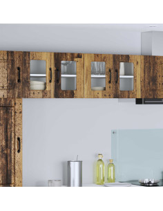 Mobile da cucina con porta 2 pcs Legno vecchio 60 x 31 x 40 cm