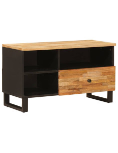 Mobile TV Marrone 80 x 33 x 46 cm Legno di mango massello