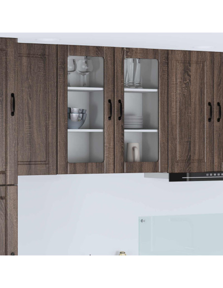 Mobile da cucina con lo scaffale Rovere Marrone 40 x 31 x 80 cm