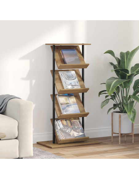 Scaffale per riviste Rovere artigianale 68 x 40 x 123.5 cm