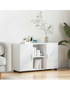 Credenza Bianco 88,5 x 30,5 x 55,5 cm Legno multistrato