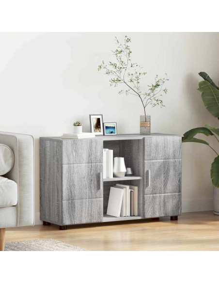 Credenza Grigio Sonoma 88,5 x 30,5 x 55,5 cm Legno multistrato