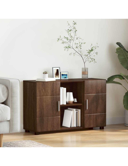 Credenza Rovere Marrone 88,5 x 30,5 x 55,5 cm Legno multistrato