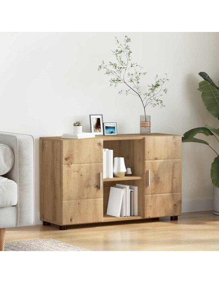Credenza con porta Rovere artigianale 88,5 x 30,5 x 55,5 cm