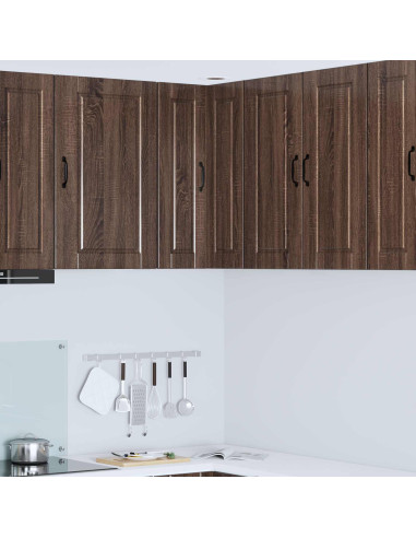 Mobile da cucina con lo scaffale Rovere Marrone 57 x 57 x 80 cm