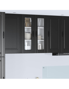 Mobile da cucina Nero 60 x 31 x 80 cm Legno multistrato