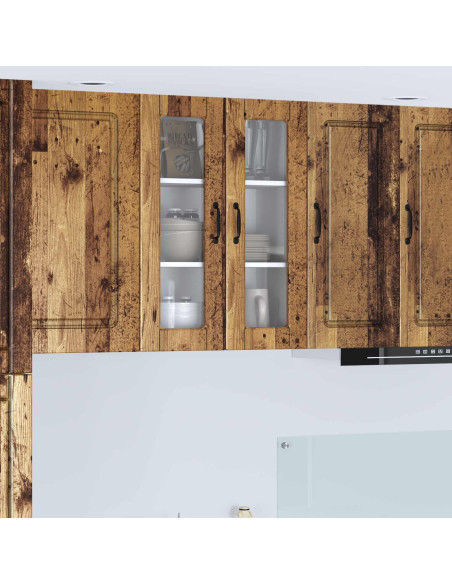 Mobile da cucina con lo scaffale Legno vecchio 60 x 31 x 80 cm