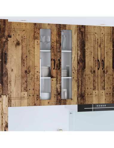 Mobile da cucina con lo scaffale Legno vecchio 60 x 31 x 100 cm