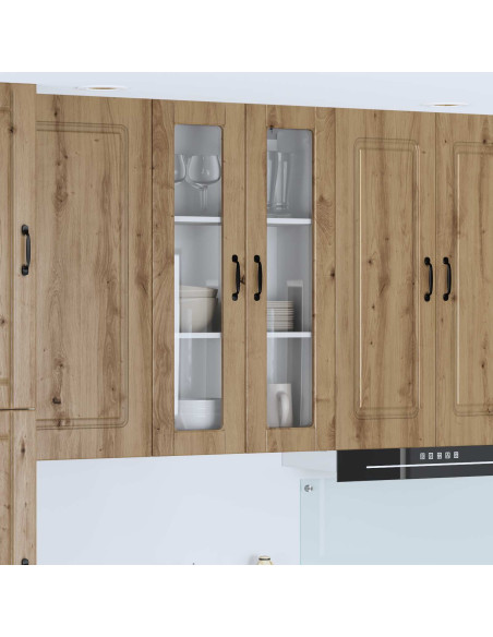 Mobile da cucina con porta Rovere artigianale 60 x 31 x 100 cm