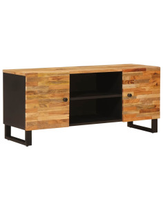 Mobile TV Marrone 105 x 33 x 46 cm Legno di mango massello