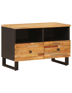 Mobile TV Marrone 70 x 33 x 46 cm Legno di mango massello